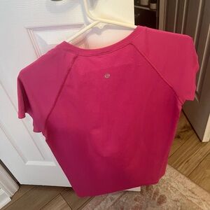 lululemon athletica Pink Raglan swiftly tech T-Shirt